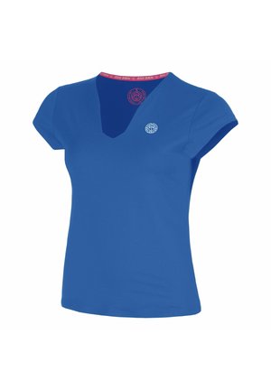 BIDI BADU, T-SHIRT V-NECK T-SHIRT W - T-shirt con stampa - prinzess blue