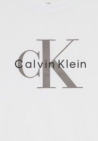 Calvin Klein Jeans MONOGRAM UNISEX - Tričko s potlačou - bright white
