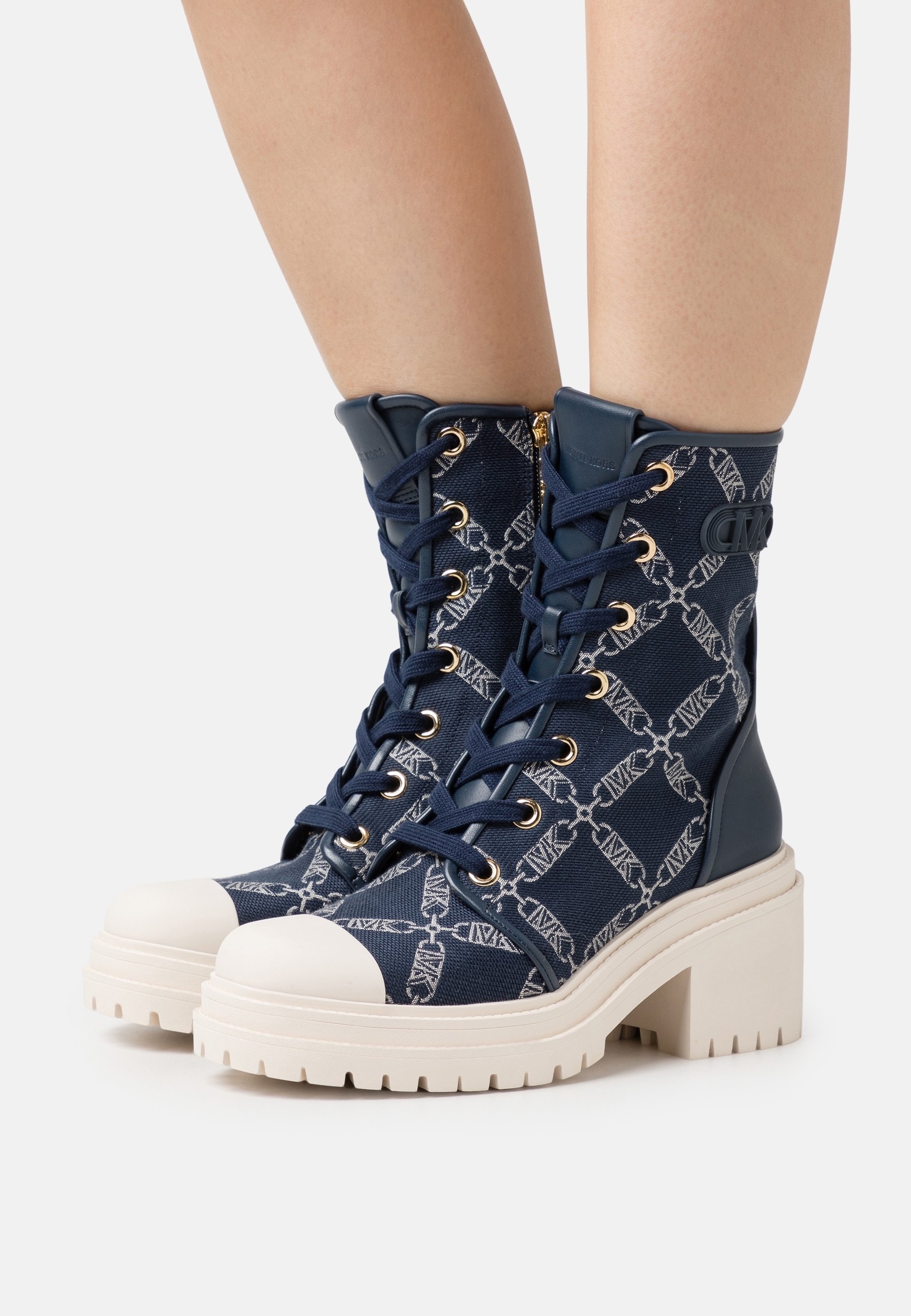 Blue Michael Kor Boots Michael Kors Sidney Water-Resistant Pull-On