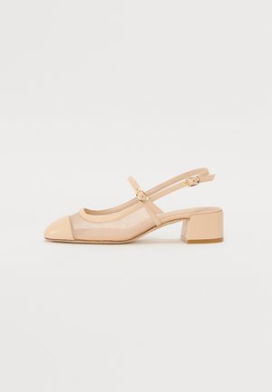 Stuart Weitzman MAEVE MARY JANE - Riemchenballerina - beige/barely beige