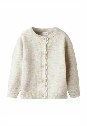 LANGARM - Strickjacke - peyote melange