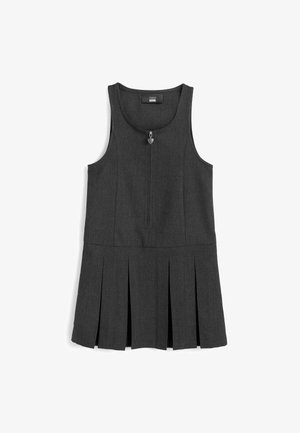 ZIP FRONT SCHOOL PINAFORE SLIM FIT - Dnevna haljina - grey