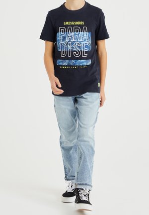 WE Fashion, Jean droit - light blue
