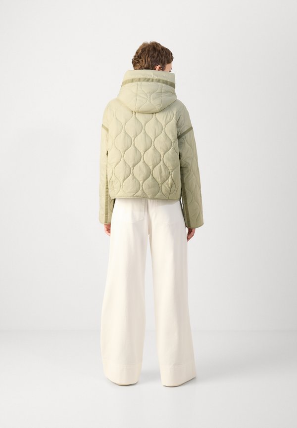 JACKET HOODED WITH TAPES WELT POCKETS - Light jacket - smooth sage4