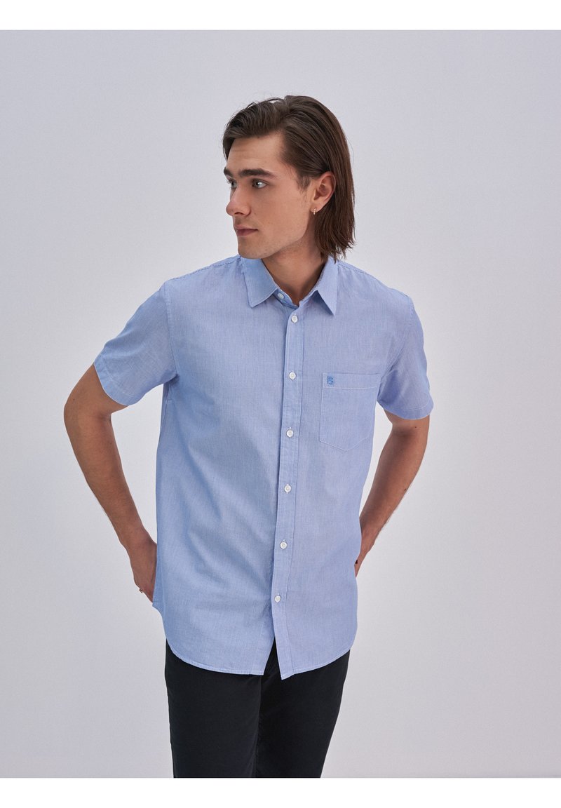 Herren Komplettanzüge | Big Star REWAL Businesshemd blau - EU81730 Herren Komplettanzüge | Big Star REWAL Businesshemd blau - EU81730