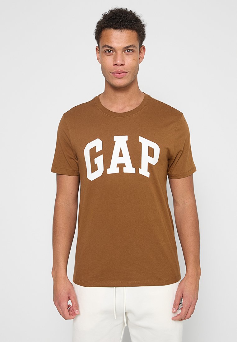 GAP T-shirt print lichtbruin