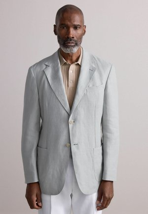 REGULAR FIT SIGNATURE TEXTURED  - Sakko - mint green