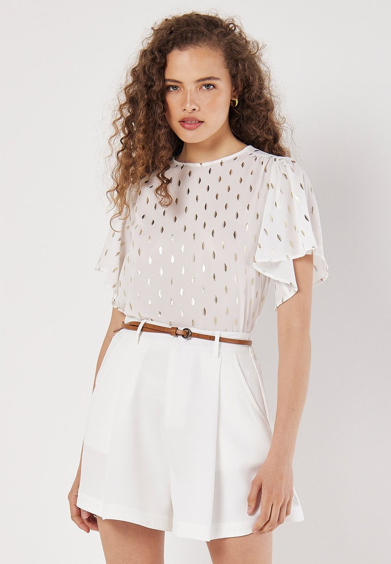Apricot GOLD FOIL - Bluse - white