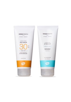 SONNENCREME SPF30 & AFTER SUN - Sun protection - white