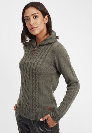 Oxmo OXCARRY - Strickpullover - Trui - dark grey