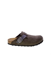 Birkenstock - BOSTON LEVE/LEOI REGULAR - Matalakantaiset pistokkaat - concrete gray Pienoiskuva 1