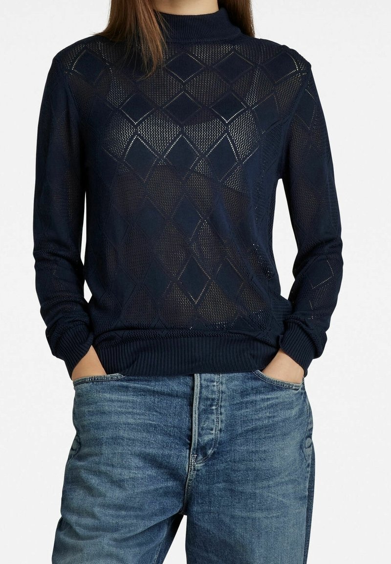 G-STAR Pitkähihainen paita - dark blue