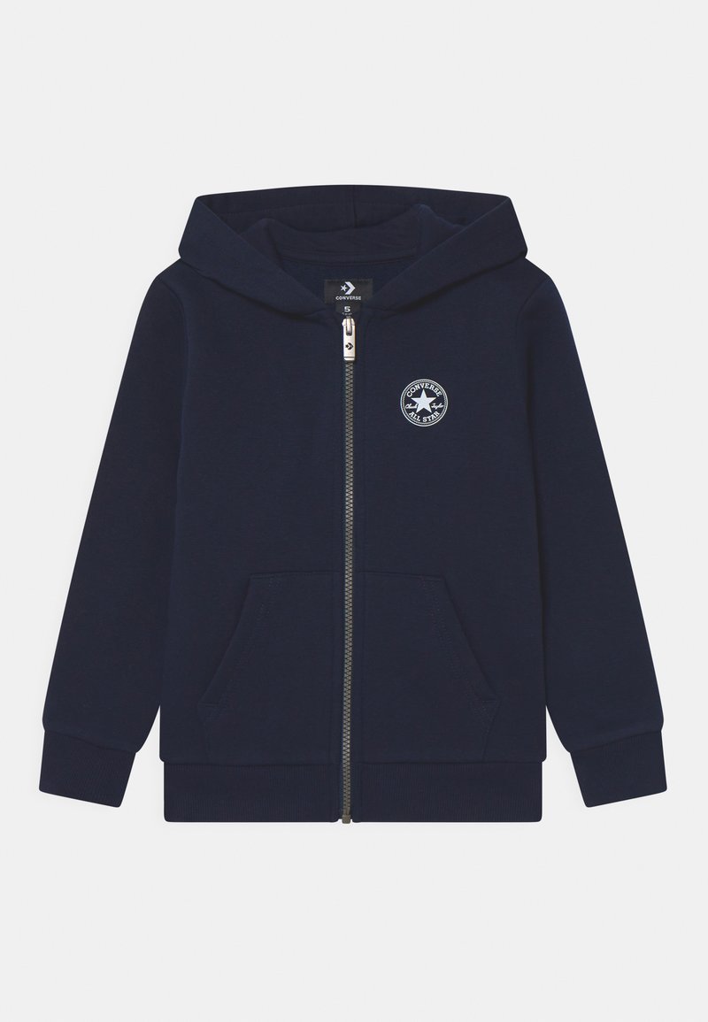 converse navy zip hoodie