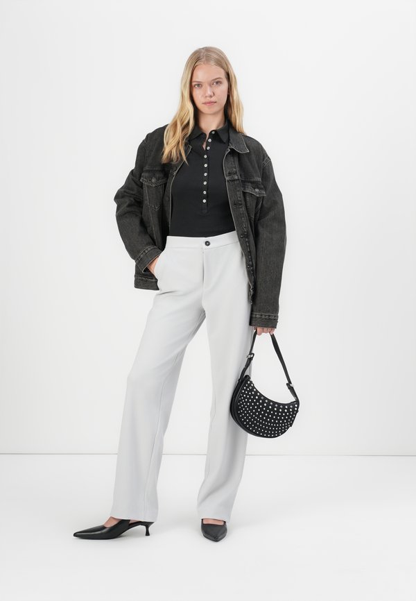 ONLRENAL CLEAN STRAIGHT PANT - Trousers - harbor mist4