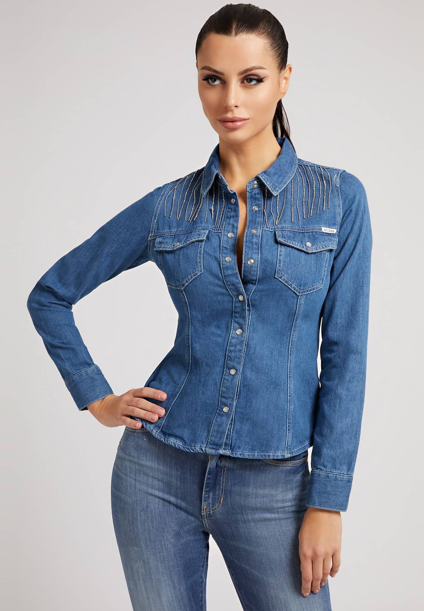 jeans strass guess