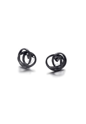 GEOMETRISCHES DESIGN MIT VERSCHLUNGENEN  - Earrings - schwarz