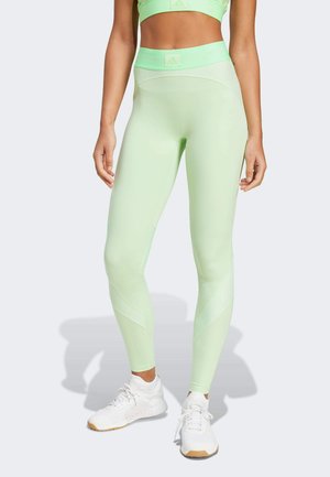 adidas Performance HYPERGLAM  - Leggings - semi green spark   lime burst