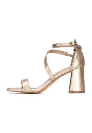 Sandalias de tacón - gold-coloured
