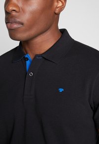 TOM TAILOR WITH CONTRAST - Polo - black