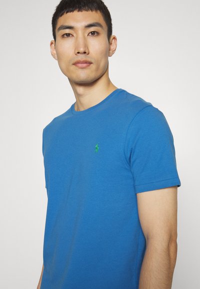 Polo Ralph Lauren CUSTOM SLIM FIT JERSEY CREWNECK T-SHIRT - T-shirt básica - retreat blue