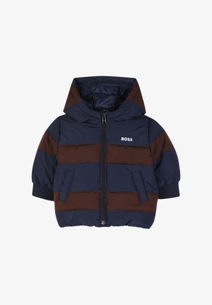 BOSS Kidswear, DOUDOUNE À CAPUCHE - Manteau d'hiver - bleu cargo