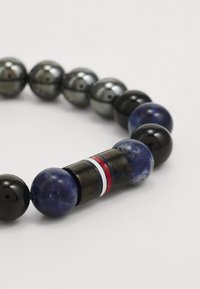 Tommy Hilfiger JAMESON - Náramok - black/silver-coloured/blue