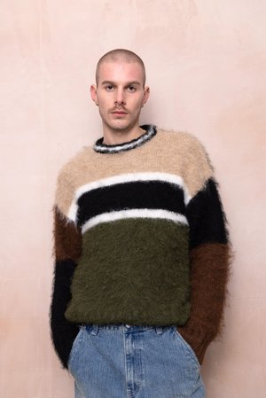 PATCH - Strikkegenser - multi