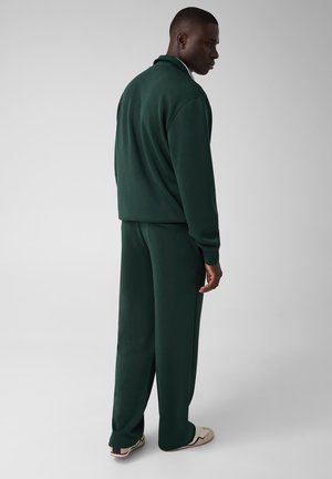 Guess, SWEATSHIRT MIT HOHEM KRAGEN - Sweater met rits - dunkelgrün