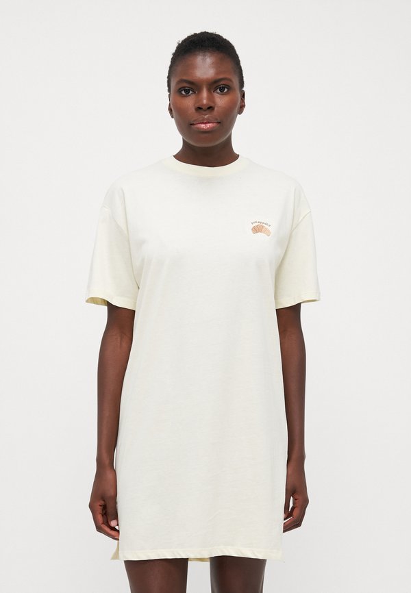 NIGHTIE BOXY R NECK CROISSANT - Nachthemd