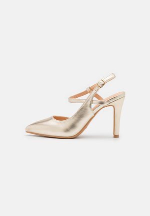 Klassiske pumps - gold-coloured