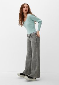 QS MANCHES LONGUES - Langarmshirt - pastelltürkis