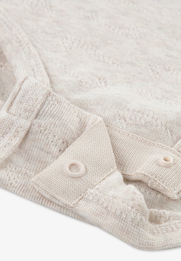 POINTELLE UNISEX SET - Leggings - Trousers - pale ivory heather2