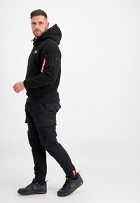 Alpha Industries TEDDY - Mikina s kapucí - black