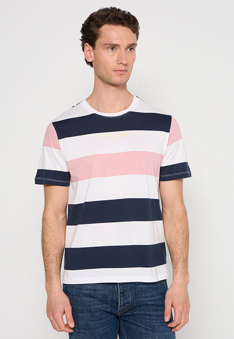 Pepe Jeans T-shirt print donkerblauw