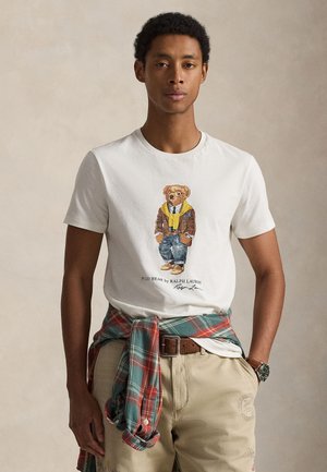CUSTOM SLIM FIT POLO BEAR JERSEY T-SHIRT - Print T-shirt - nevis