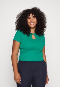 Even&Odd Curvy T-shirt básica - green