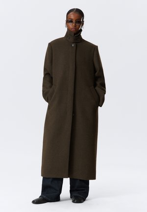 OVERSIZED - Klasszikus kabát - dark brown