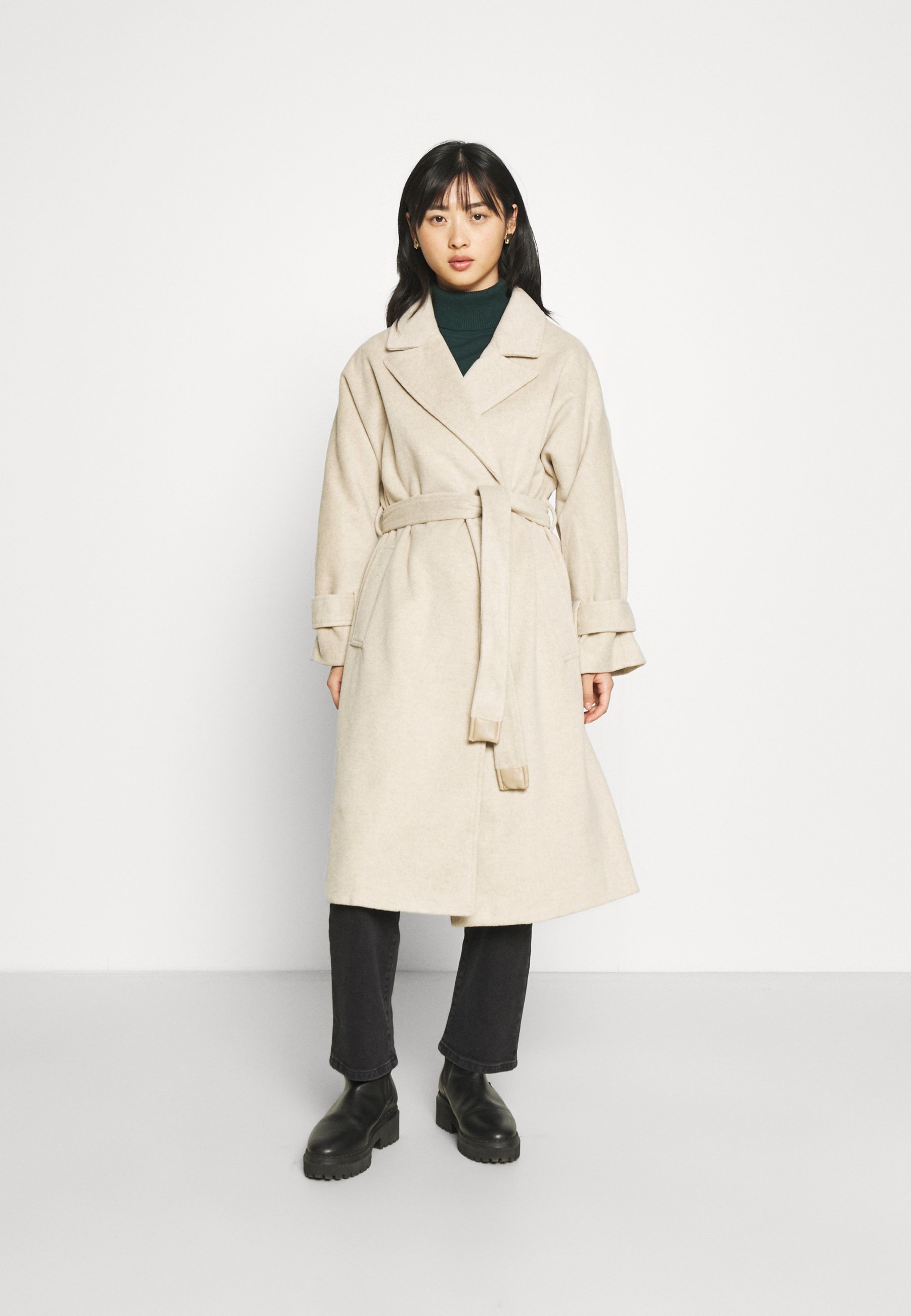beige coat petite