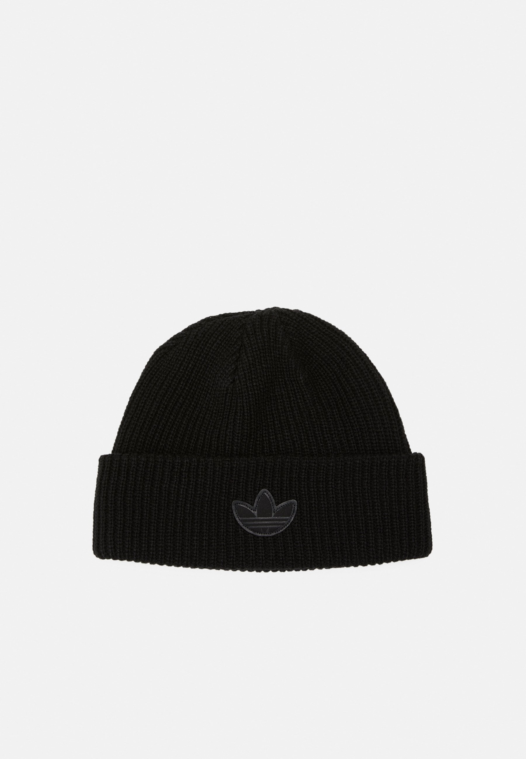 adidas Originals - Bonnet avec pompon en fourrure - Noir