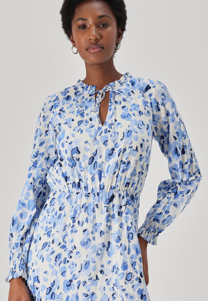 blue tennis dress womens Floral Pleated - All Dresses Buy Yellow And Sky-Blue SID-D28748 Color:Oil Green Shorts include side pocket.