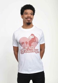 Henry Tiger EMPEROR'S NEW GROOVE NO LOVE UNISEX - T-shirt z nadrukiem