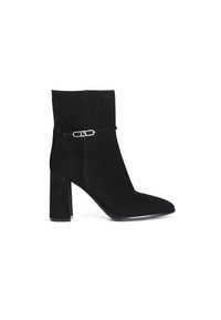 Botine cu toc - black