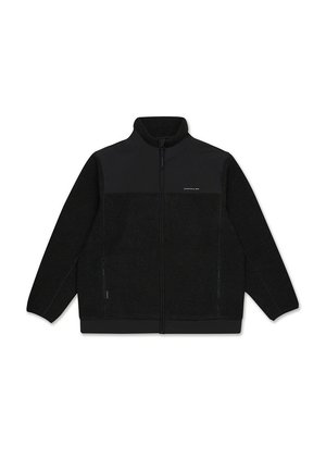 TEDDY FLEECE JACKET - Fleecejacke - all black