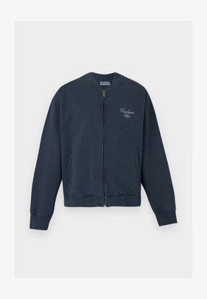 Carhartt WIP, LONGHAND - Μπουφάν τύπου bomber - carbon/white