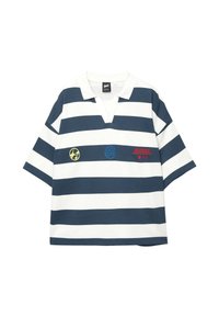 STRIPED  WITH EMBROIDERY  - Pólóing - white