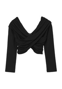 Calliope CROISÉ - Langarmshirt - noir