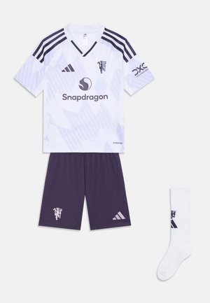 MANCHESTER UNITED AWAY KIDS SET UNISEX  - T-shirt de sport - white