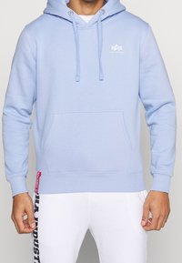 Alpha Industries Felpa con cappuccio - light blue