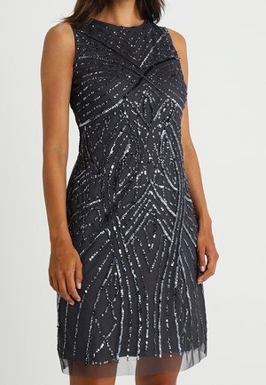 Cocktailkjole / festkjole - gunmetal