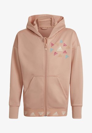 Sweater met rits - pink